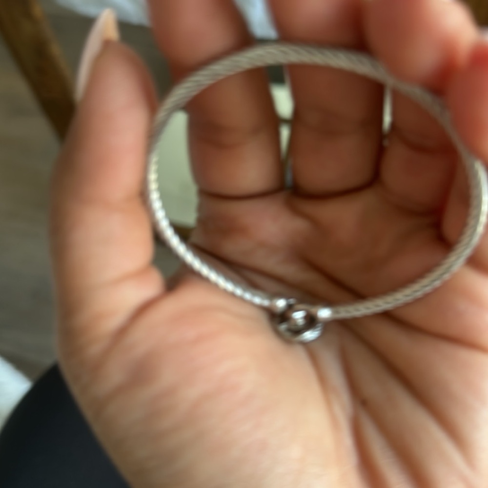 Diamond SS David Yurman bangle - Picture 5 of 5